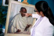 Historic 1931 Gandhi Oil Painting Fetches £152,800 at London Auction