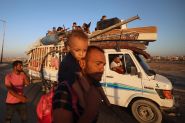 Israel Army Says 700,000 Palestinians Fled South from Gaza City