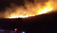 Incendie massif entre Midaneh-Kfar Remman et Arabsalim