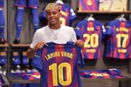 Yamal Takes Iconic Barcelona Number 10 Shirt