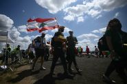 Elation as Pope Arrives by Helicopter to Open-Air Youth Vigil in Rome