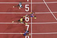 Roaring Lyles Matches Bolt With Fourth World 200m Title
