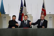 Ukraine : Macron, Starmer et Zelensky s’accordent sur une force multinationale