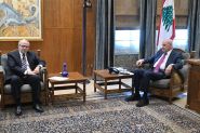 Salam Reaffirms Support for Arab Peace Initiative and Commitment to Policy Statement