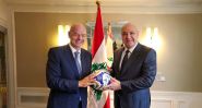 In New York, Joseph Aoun Meets with FIFA President