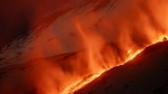 Lava Flows from Italy's Mount Etna in Nighttime Eruption