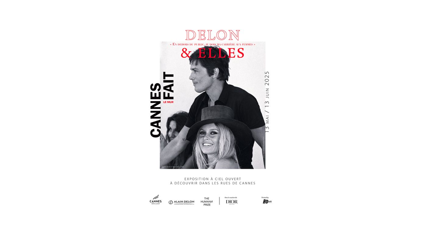 'Delon & Elles:' Cannes Turns Its Walls into a Tribute to Cinema