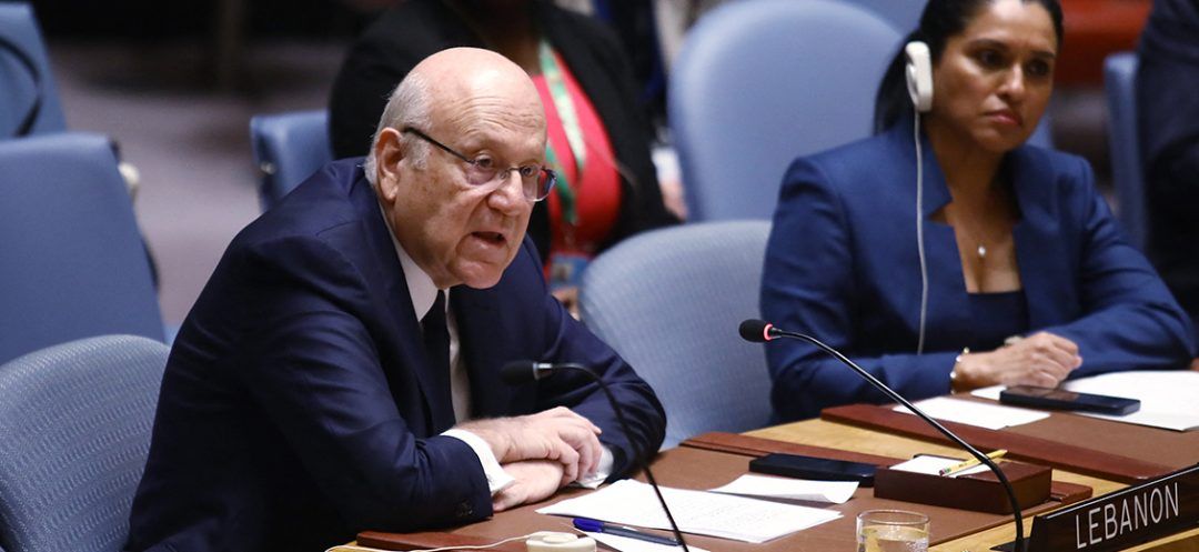 Mikati from New York: Israel Wages a “War of Extermination” Against Lebanon