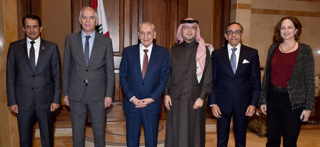 Quintet Ambassadors Meet Berri, Rai Over Presidential Election