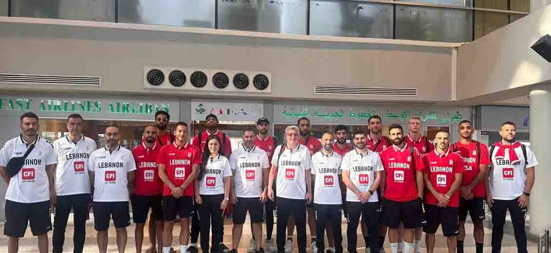 Basketball: The Lebanese National Team Departs to Participate in Olympic Playoffs