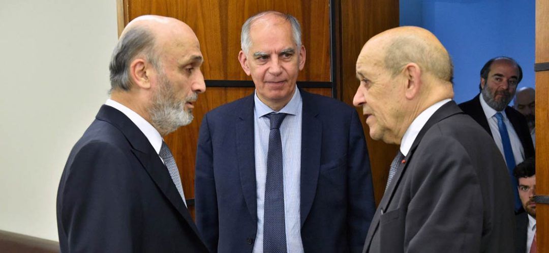 Geagea to Le Drian: We Will Not Accept Granting the Speaker Powers that He Does Not Have