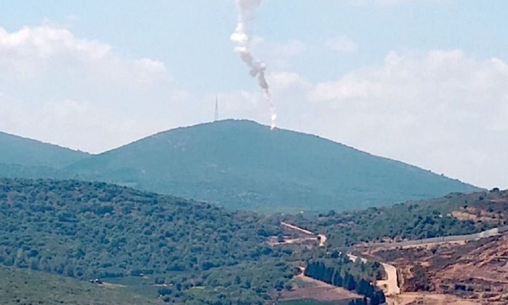 Israeli Strike Between Deir Kifa and Kfar Dunin