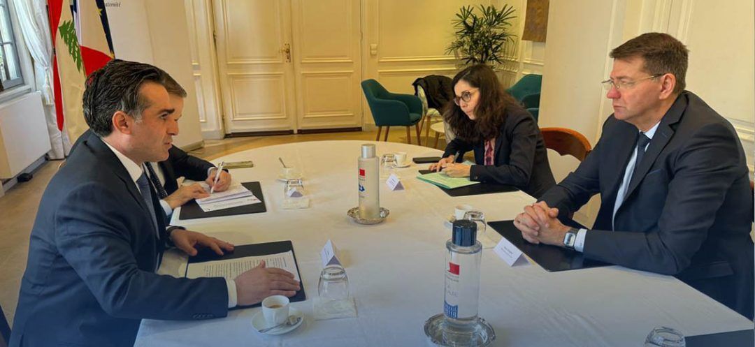 Hamieh Holds Talks in Paris on Beirut Port Reconstruction Plan