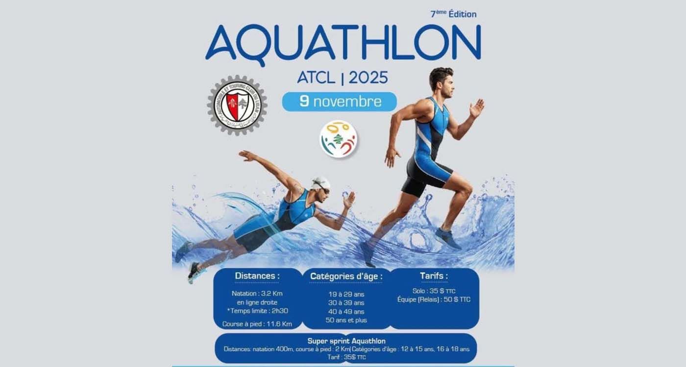 Aquathlon of the ATCL: Splash & Dash in Kaslik