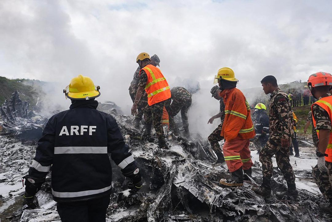 Nepal Plane Crashes With 18 Dead, Pilot Sole Survivor