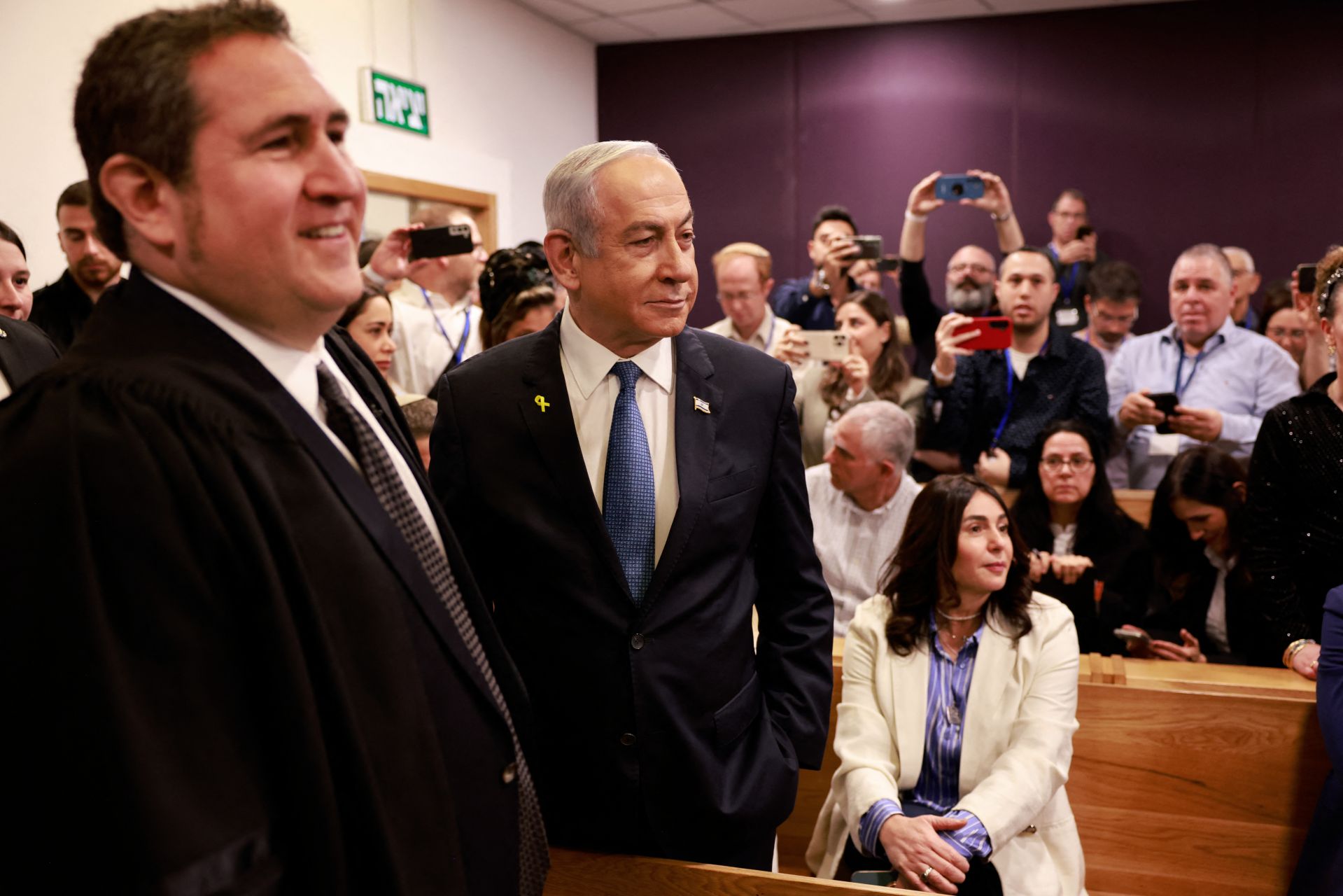 Netanyahu Denies Charges in First Court Testimony in Corruption Trial