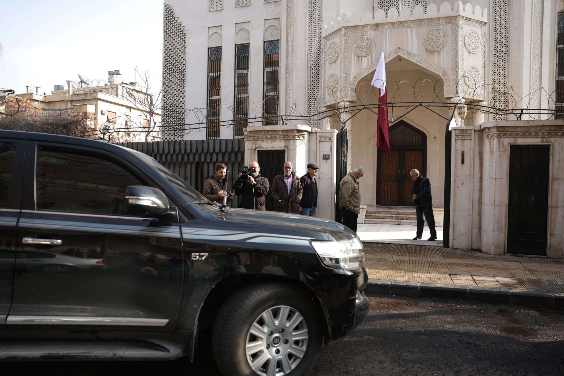 Qatar Embassy Reopens in Damascus with Flag Raising