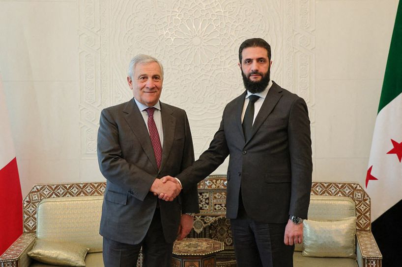 Italian Foreign Minister Meets Syria’s New Leader in Damascus