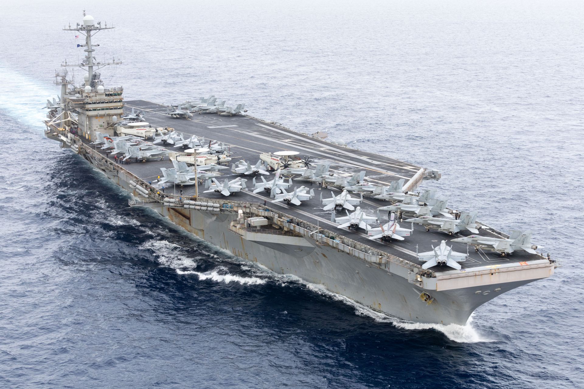 USS Nimitz Reported Heading Toward Middle East as Iran and Israel Fight