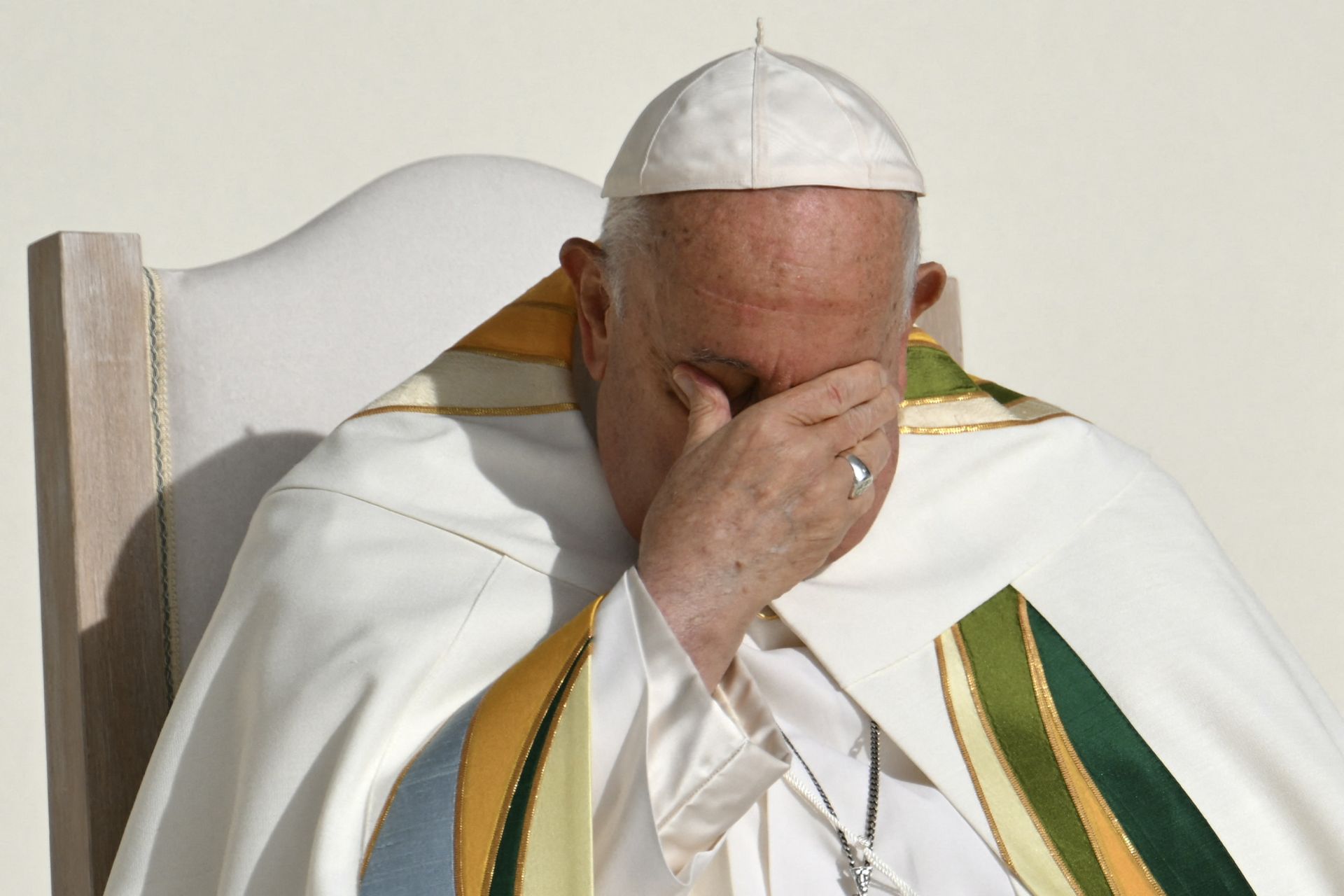 Pope Eating, Reading but Weekend Events Cancelled