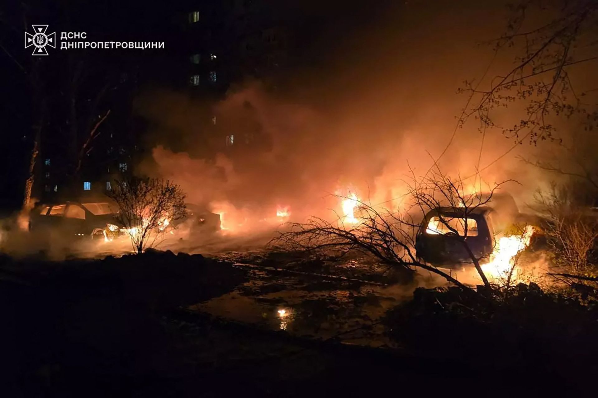 Au moins 20 blessés dans des attaques de drones russes à travers l'Ukraine