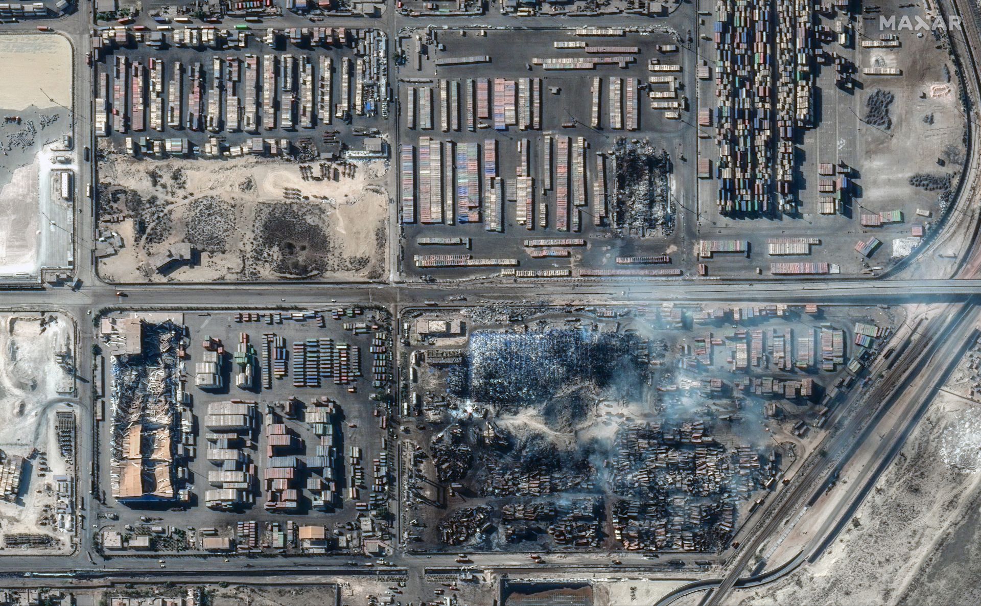 Deadly Explosion at Iran's Main Port: Two Suspects Arrested