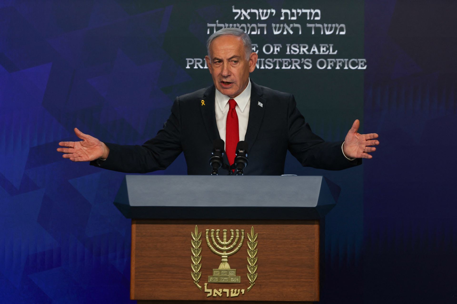 Netanyahu Says Ready for Gaza 'Temporary Ceasefire' to Free Hostages
