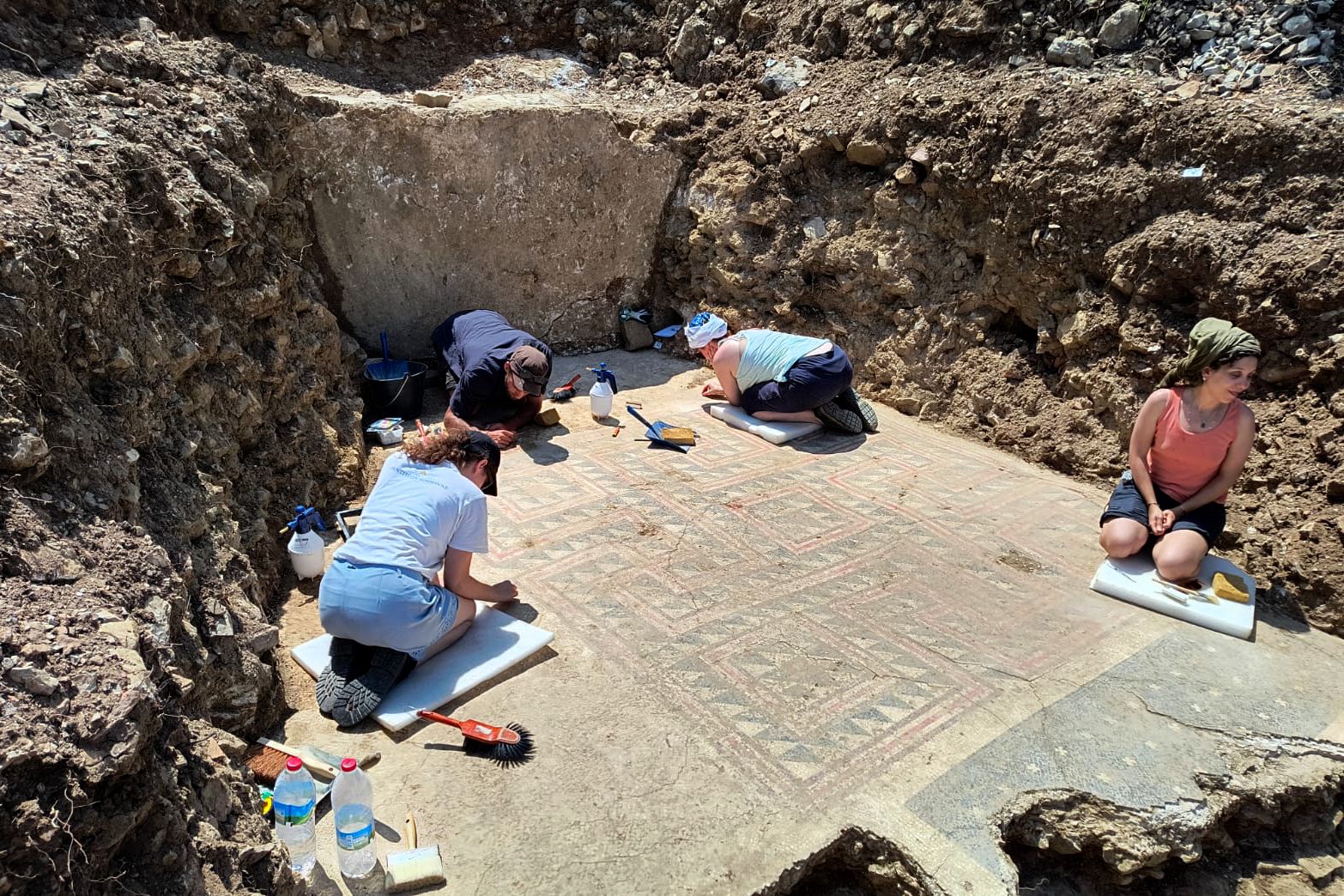 Une mosaïque romaine exceptionnelle découverte à Alès