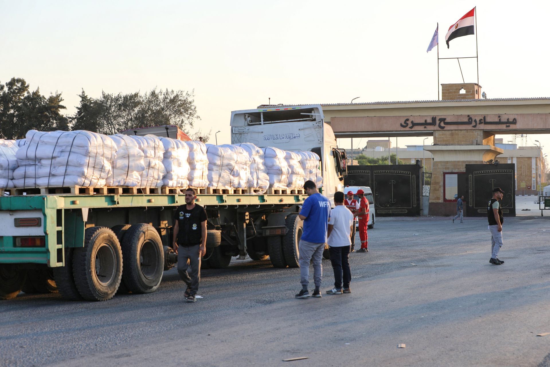 Gaza Civil Defence Says 20 Killed by Overturned Aid Truck