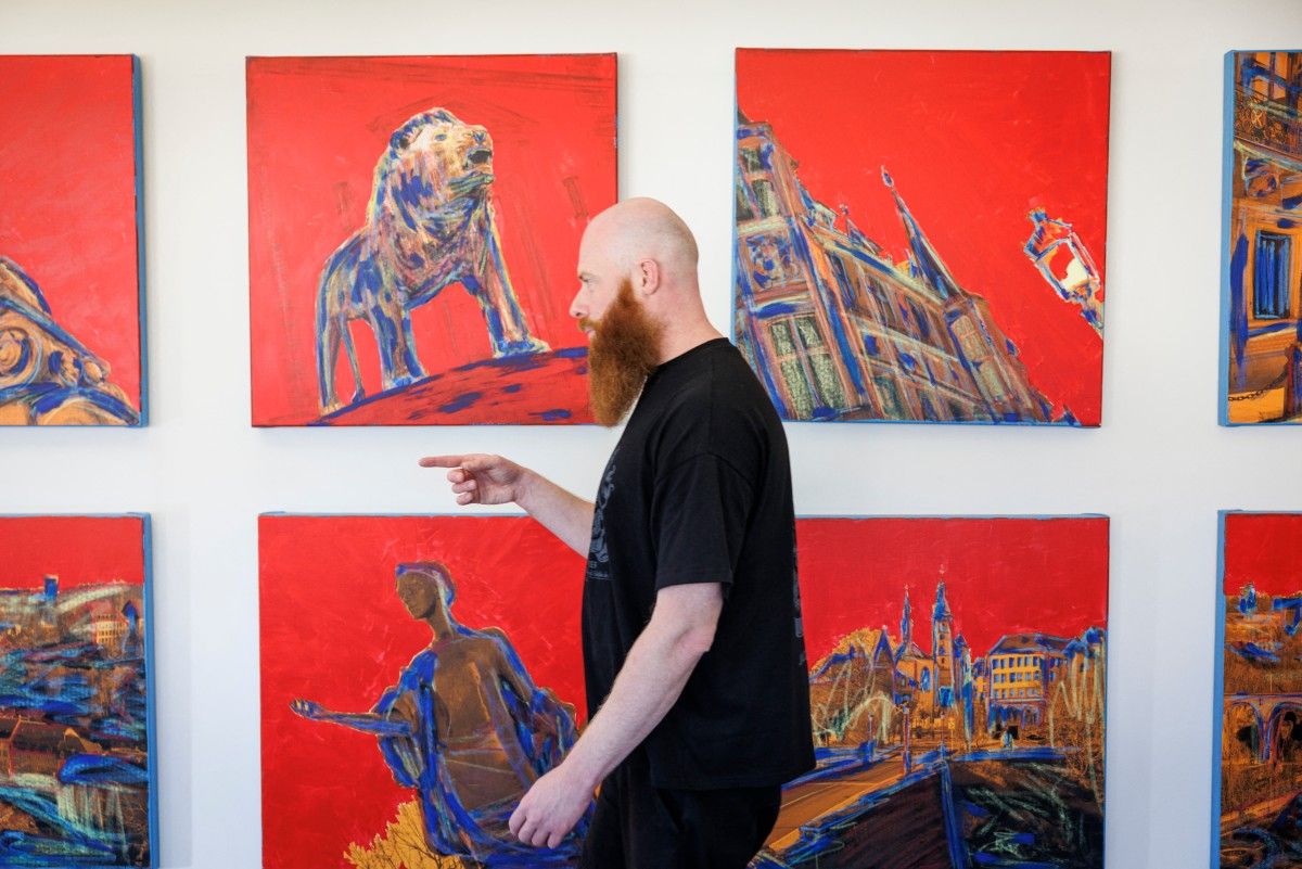 Un artiste luxembourgeois pop art célèbre la succession royale