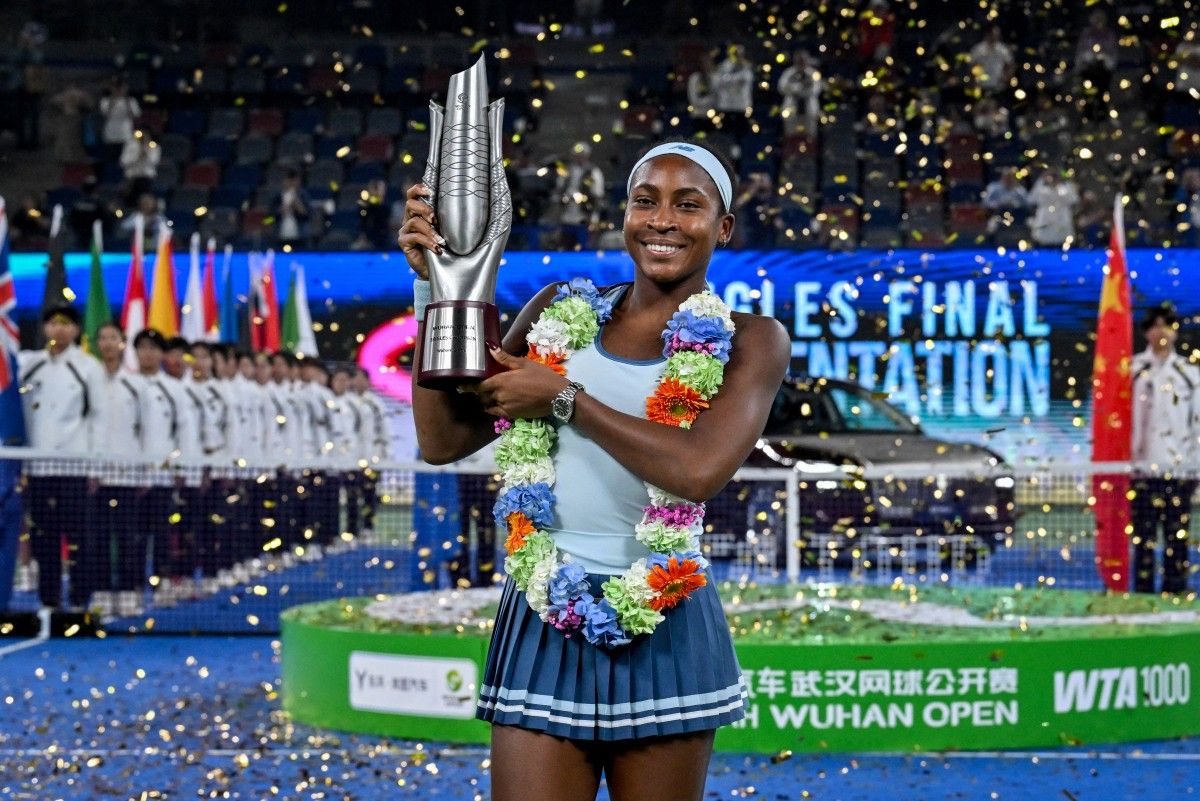‘Stubborn’ Gauff Beats Pegula to Win All-American Wuhan Open Final