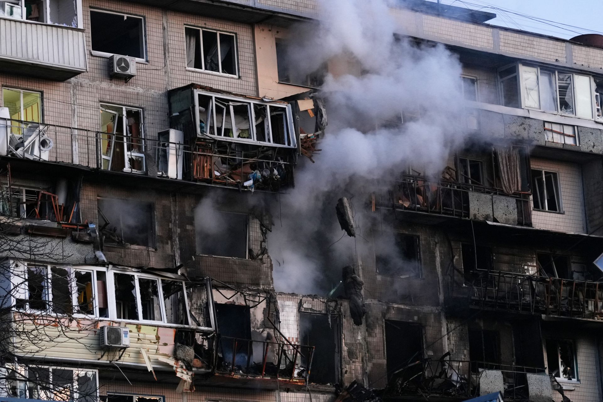 Ukraine : six morts à Kiev dans une attaque russe massive