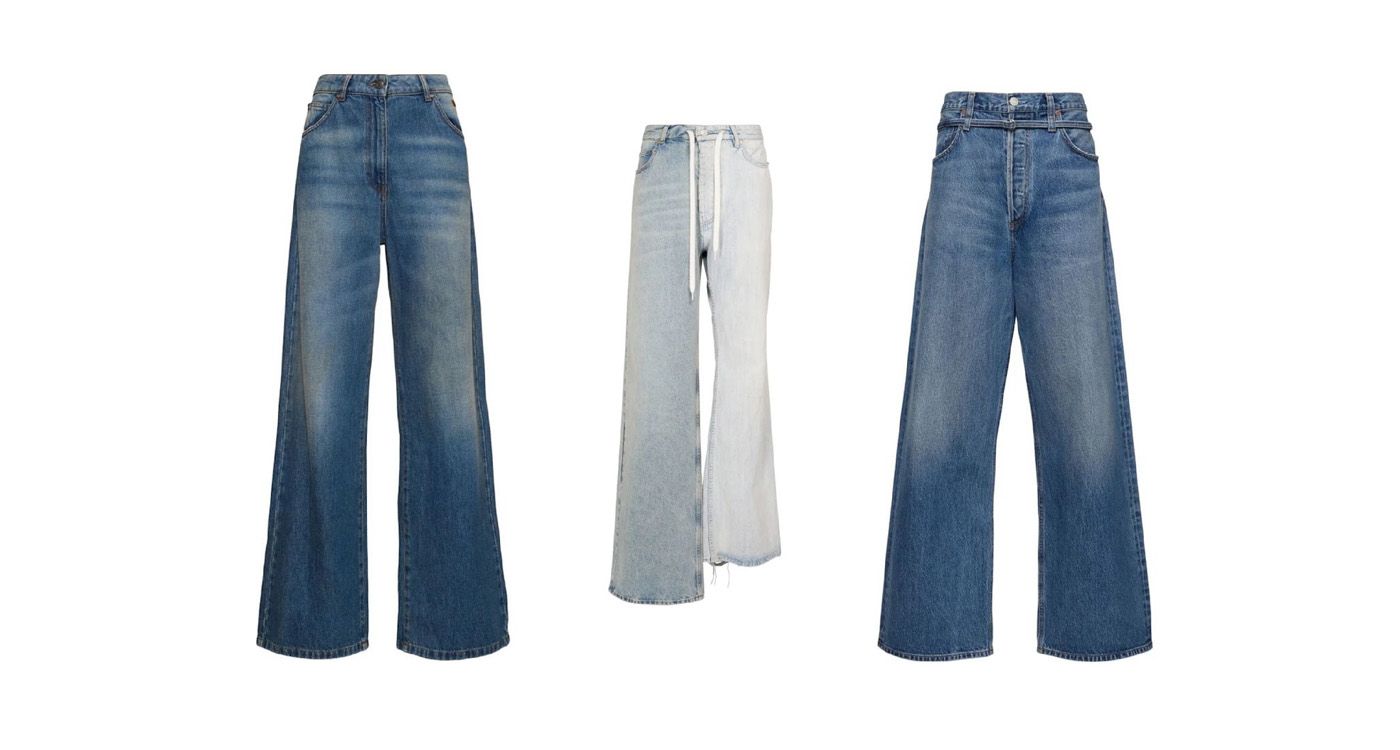 Oversized, Low-Rise, Raw Seams: Denim Breaks Free