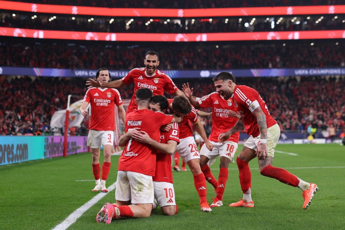 Benfica Hold off Monaco to Reach Champions League Last 16