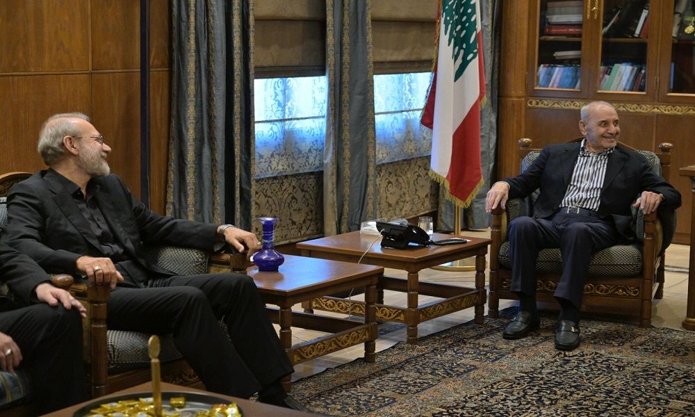 Larijani in Beirut Praises Qassem’s Initiative Toward Saudi Arabia