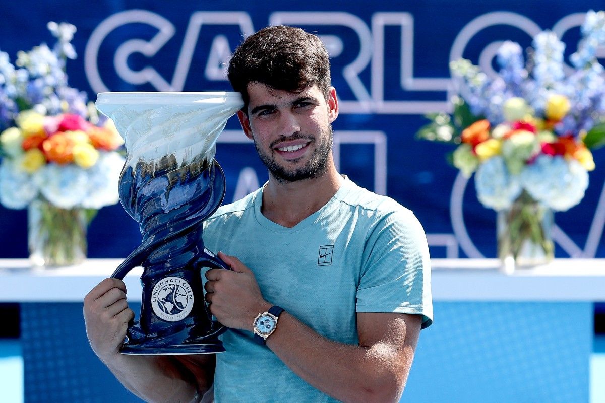 Alcaraz Wins Cincinnati Open as Sinner Retires