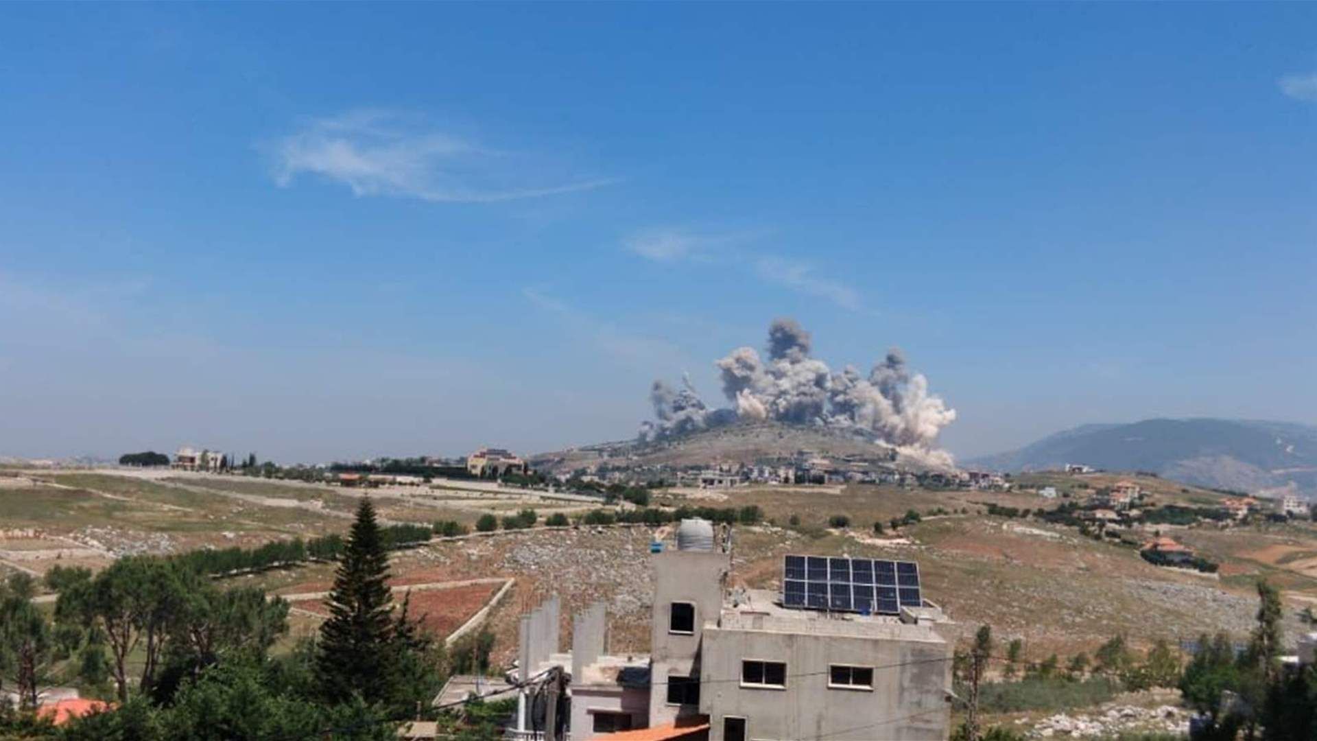 Frappes aériennes sur Nabatiyé: un site du Hezbollah visé, deux morts et plusieurs blessés 