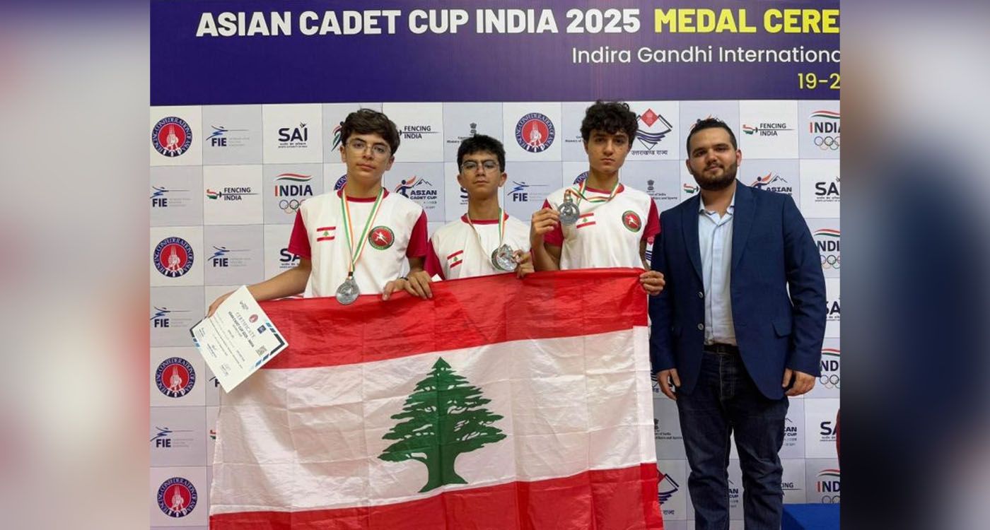 Fencing: Asian Silver for Lebanese Cadets in India