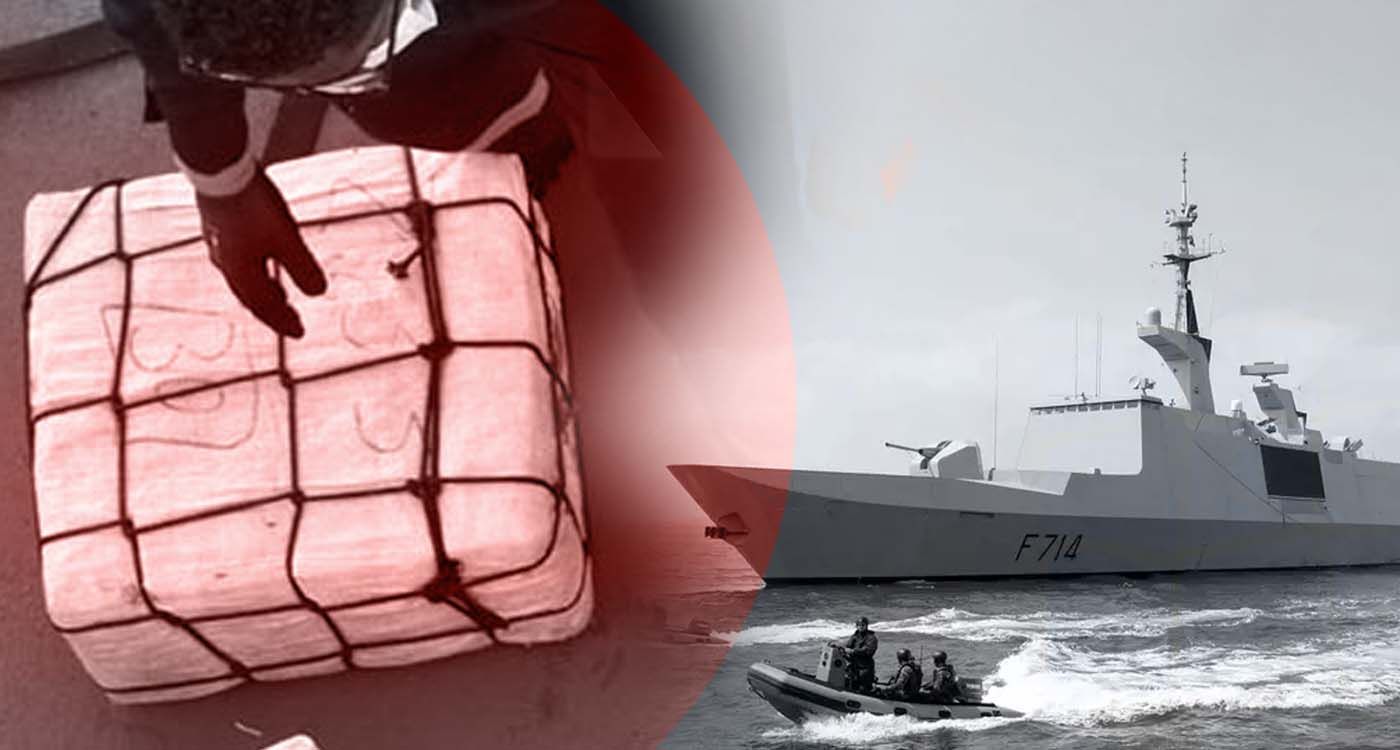 French Navy Seizes Nearly 10 Tonnes of Cocaine Worth $600 Million off West Africa