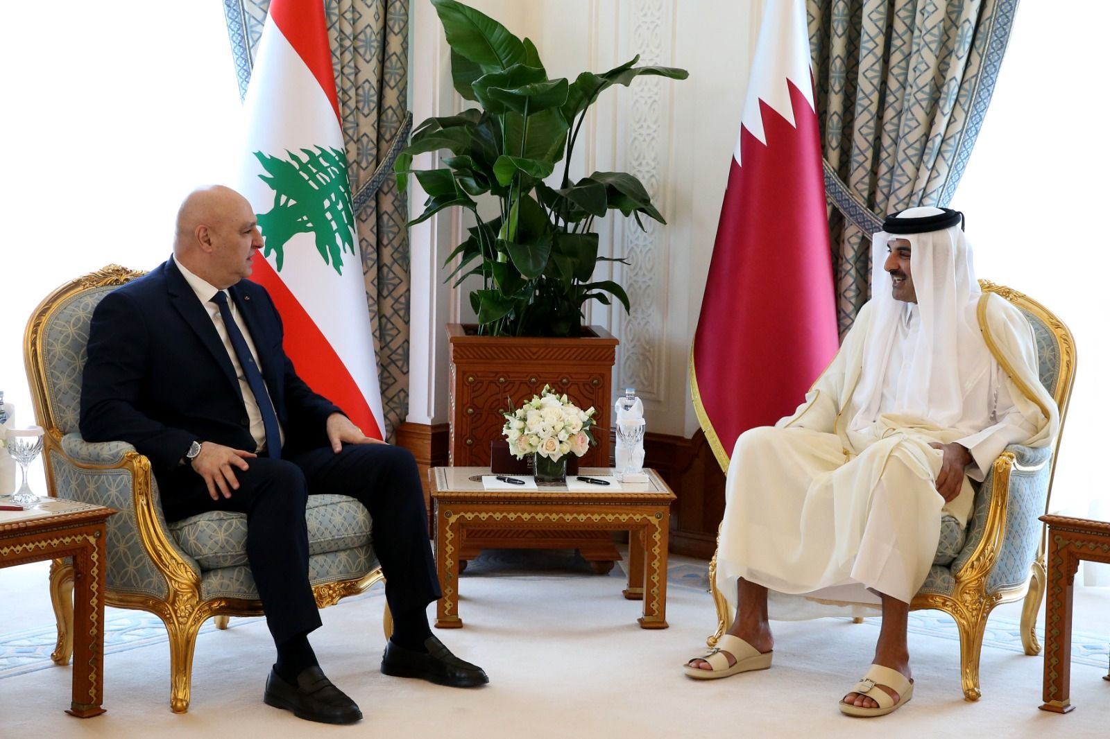 Joseph Aoun à Doha: soutien qatari renouvelé