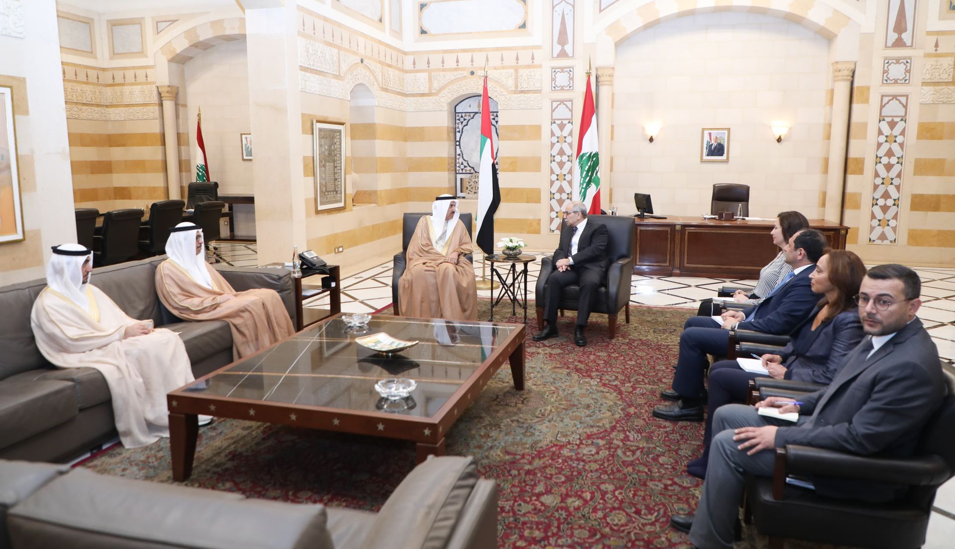 Le président du Conseil national des Émirats arabes unis salue les réformes engagées par le Liban
