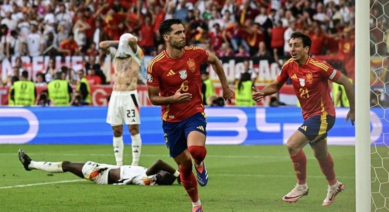 Merino Extra-Time Goal Sends Spain Past Germany to Euro Semis