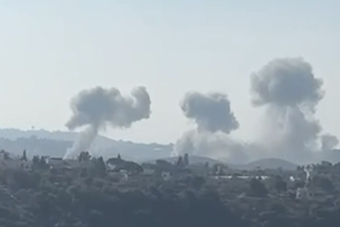 Israeli Airstrikes Hit Nabatieh, South Lebanon 