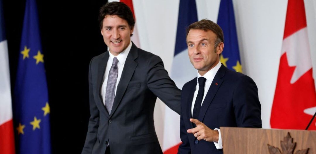 On a Visit to Canada, Macron Calls for a Ceasefire in Lebanon