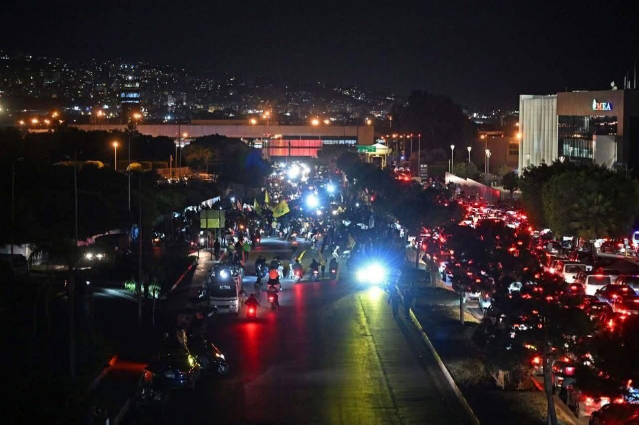 LAF Deploys After Motorcade Rallies in Beirut’s Southern Suburbs