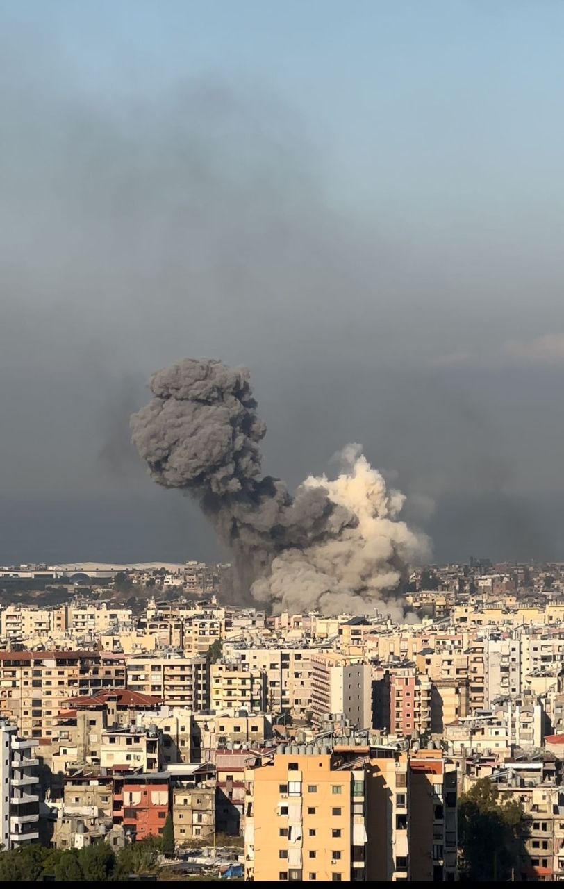 Israeli Raid On The Southern Suburbs Of Beirut Near Bourj al-Barajneh