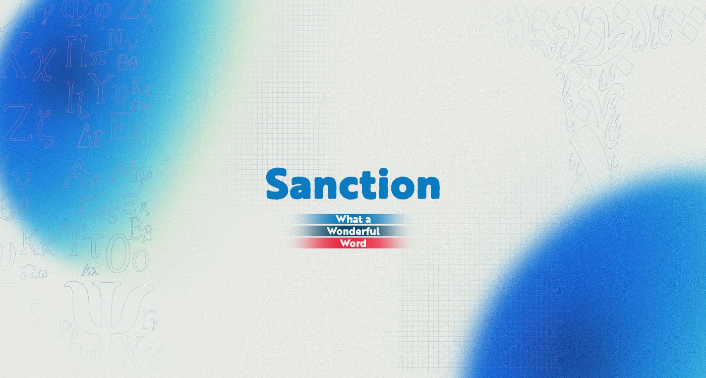 Sanction: A Word with Two Faces