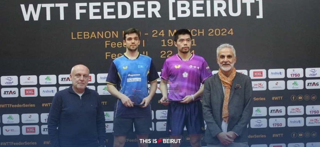 India Takes the Lion's Share of Honors at Beirut Table Tennis Tournament