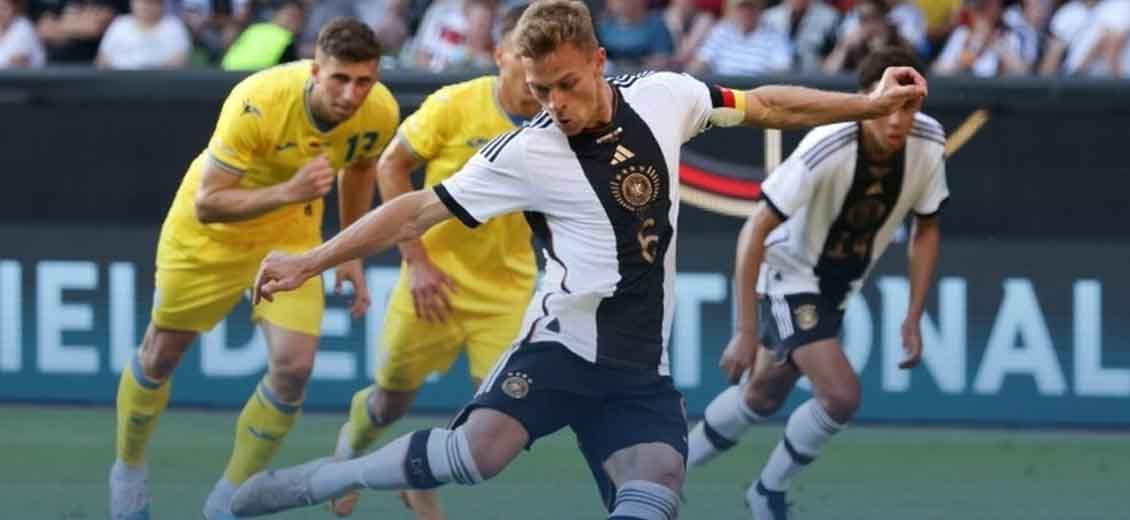 L'Allemagne accrochée par l'Ukraine en amical