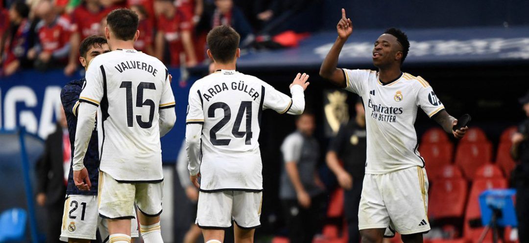 'Extraordinary' Vinicius Hits Brace as Madrid Gain on Fading Girona